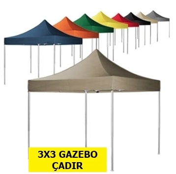 Mersin 3x3 4x4 5x5 6x6 katlan�r gazebo �ad�r imalat sat�� kiralama